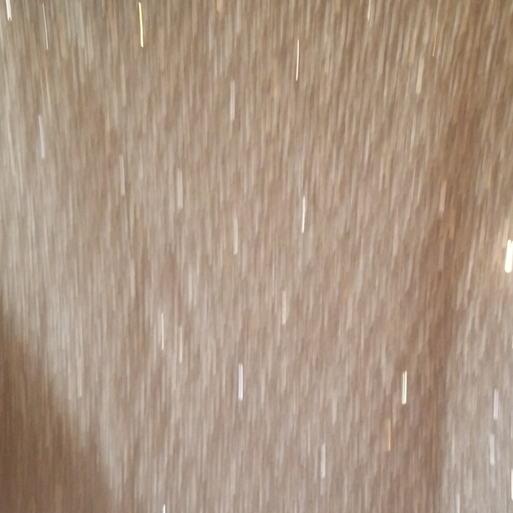 Tan sequin poncho - Picture 3 of 4